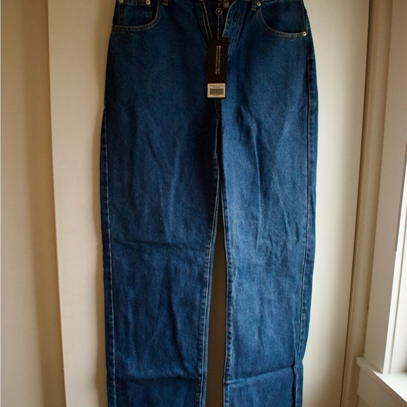 🆕 White Fox Boutique Blue Vintage Denim Women's Jeans Size Large New With Tags - Picture 3 of 8